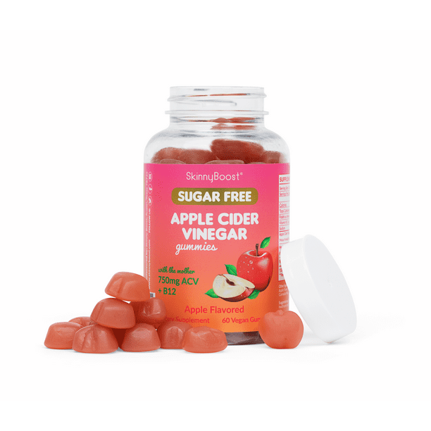 SkinnyBoost Sugar Free Apple Cider Vinegar Gummies for Natural Weight