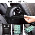 thumbnail image 6 of Bingfone Car Four-Season Universal Armrest Box Mat,Car Armrest Seat Cover Soft Leather Waterproof Armrest Cover Center Console Mat-Not All Those Who Wander Are Lost1, 6 of 7