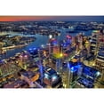 thumbnail image 3 of Terrible, Aurelien 24x18 Black Modern Framed Museum Art Print Titled - Darling Harbour, 3 of 5