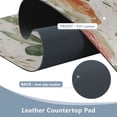 thumbnail image 5 of Leather Keyboard and Mouse Desk Mat Office Desk Accessories Protective Office Desk Decor Desk Pad Mat for Gaming, Work from Home, Office Watercolor Rose Floral Pattern 16.5" x 35.4", 5 of 9