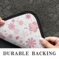 thumbnail image 6 of Pink Breast Cancer and Pioneer Flower Door Rugs,Washable Non Slip Door Mats Indoor,Decorative Door Mats,Entry Mat Indoor for Entrance,Bedroom,Kitchen,Bathroom,30"x17", 6 of 6
