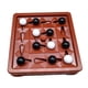 thumbnail image 2 of Juego lógico de ajedrez, juego de mesa con pista de ajedrez, juguete educativo interactivo, juego de estrategia para viajes vocacionales de 4 a 6 años color madera, 2 of 8
