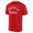 thumbnail image 2 of Unisex Fanatics Red Los Angeles Angels Elements Super Soft Short Sleeve T-Shirt, 2 of 3