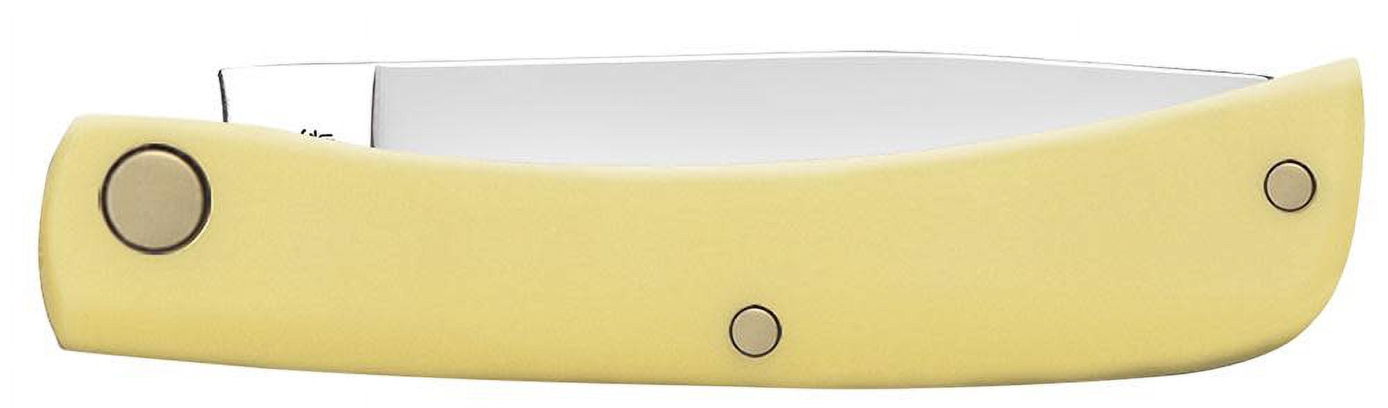 Case Sod Buster Jr. Yellow Chrome Vanadium 3.63 in. Pocket Knife