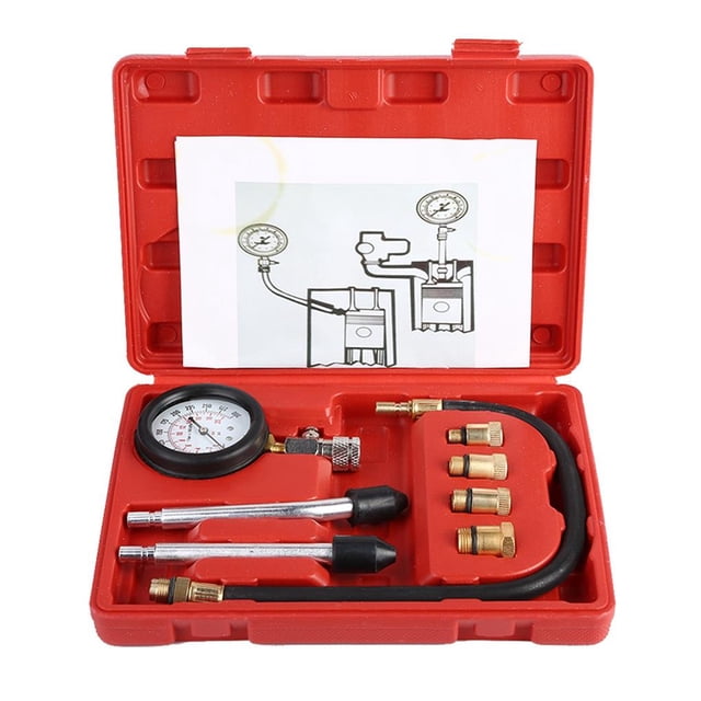 Probador De Compresión De Motor De Gasolina Kit De Prueba Automotriz De Cilindro De Motor De Gasolina Automático Methold VI003382-00