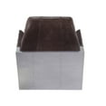 thumbnail image 4 of ACME Brancaster Accent Chair in Espresso and Aluminum, 4 of 5