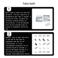 thumbnail image 5 of 12Pcs Vampire Teeth All Saints' Day Fake Tooth Props Ornaments Masquerade Accessory Home Supplies Interesting Gifts Reenactment type 9, 5 of 5