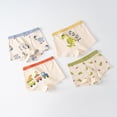 thumbnail image 4 of NIEWTR Toddler Boys Underwear Boxer Briefs Gentle Breeze Fabric Ultra Soft and Comfortable(Beige,2-3 Years), 4 of 6