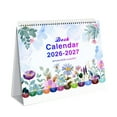thumbnail image 2 of Antqov Small 2026 Desk Calendar, Standing Flip Desktop Calendar Covers Months Runs from January 2026 to June 2027, Colorful 2026 Calendars for Home Office Supplies, 2 of 6