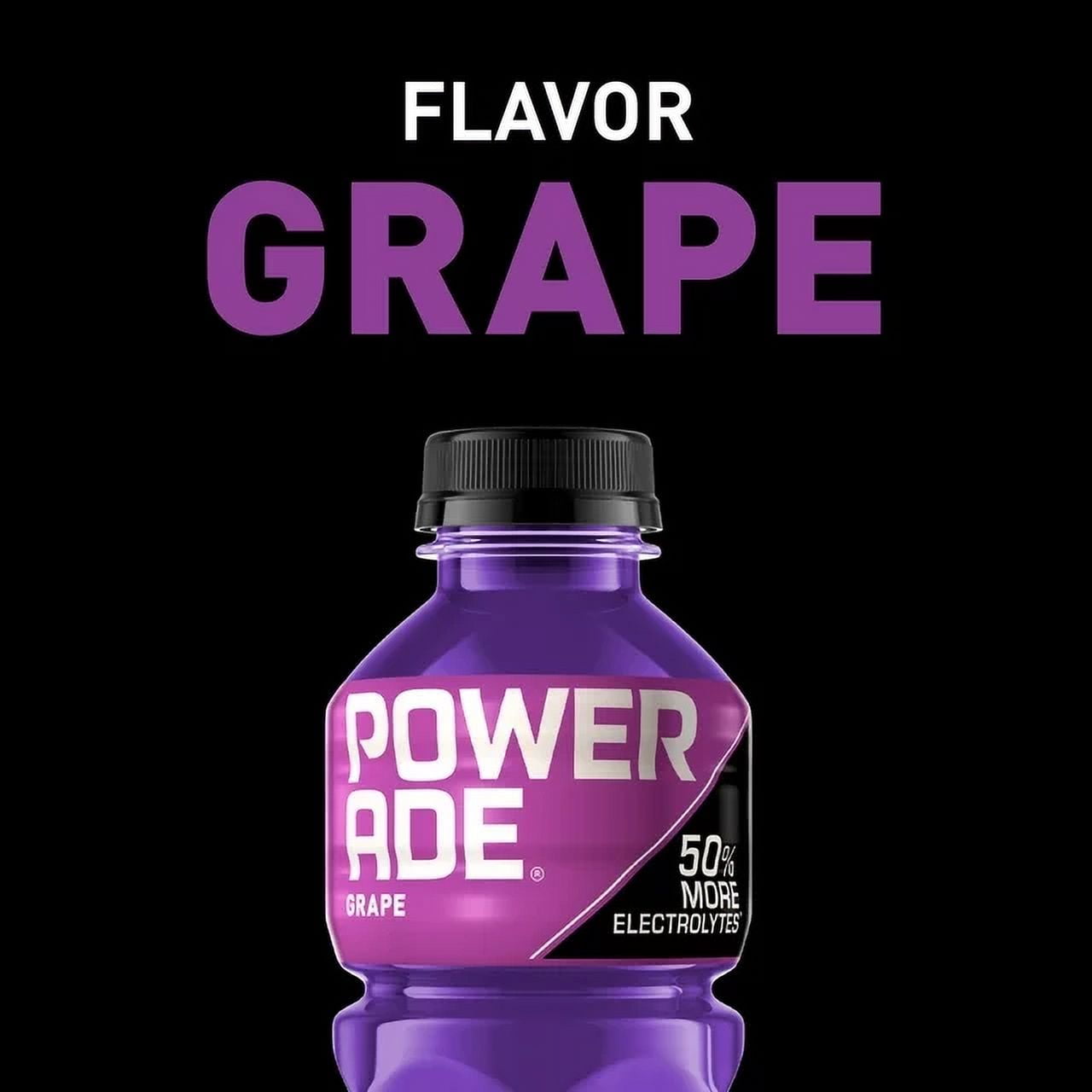 POWERADE Grape Bottles, 20 FL Oz Bottles - Pack of  16