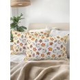 thumbnail image 3 of Outdoor Pillows Waterproof, White Pumpkins Fall Bedding Throw Pillows with Insert for Couch Sofa Bed, Thanksgiving Maple Leaves Farmhouse 12x20 Inch Pillowcases Decorative Patio Pillow Set of 1, 3 of 8