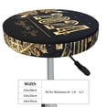thumbnail image 4 of Kll Happy New Year 2024 Round Bar Chair Cushion Cover 12 Inch,Bar Stool Protector With Elastic, Soft Washable, 4 of 7