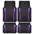 thumbnail image 1 of Tapetes para auto CAR PASS de goma impermeable de alta resistencia, 4 piezas, 1 of 9