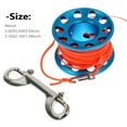 thumbnail image 2 of CIMAXIC Scuba Diving Reel Spool Aluminum 1Set 2.16X2.16X1.38In, 2 of 8