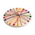 thumbnail image 3 of Juego de mesa para desenredar cuerdas Brainy Knots, cuerda portátil para interacción entre padres e hijos Redondo, 3 of 9