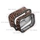 thumbnail image 5 of FUTUREORYY 2Ud Bolsa Transparente Leopardo Para Cosméticos Con Cierre De Cremallera Y Asa, 5 of 6