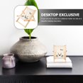 thumbnail image 2 of Cellphone Stand Wooden Phone Holder Lovely Phone Bracket Beach Chair Adornment, 2 of 9