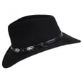 thumbnail image 3 of Tombstone Wool Felt Cowboy Hat - XXL - Black, 3 of 6