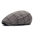 thumbnail image 1 of Sombrero de taxista Gatsby Newsboy con gorra plana en forma de pata de gallo para hombre, 1 of 1