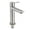 A Silver, variant on Black Bathroom Faucet Single Cold Water Basin Sink Tap, Stainless Steel Paint Basin Faucets Deck Mounted Single Hole Tapware