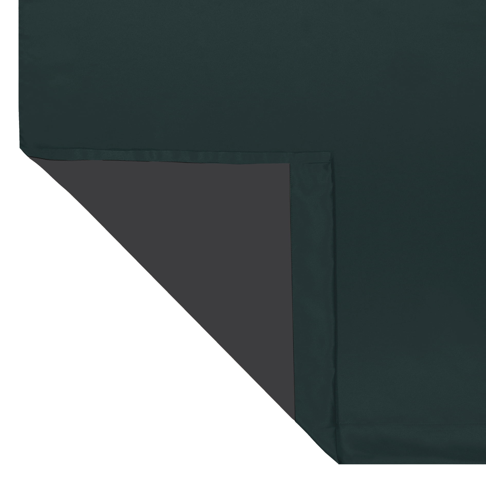 Mainstays Room Darkening Grommet Curtain Panel Pair, Set of 2, Dark Teal, 30"W x 63"L