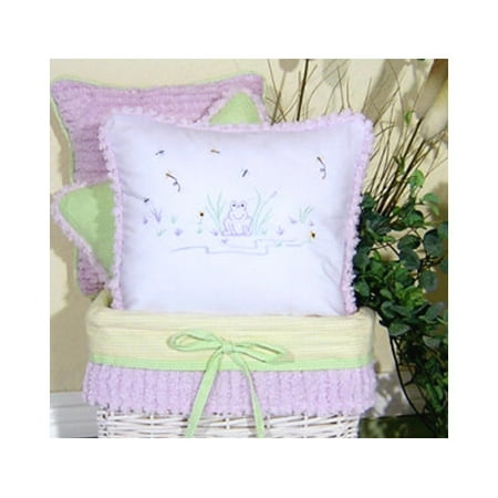 Brandee Danielle One Little Froggie Frog Decorator Throw Pillow