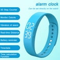 thumbnail image 2 of CUITING Non-Bluetooth Fitness Tracker Watch Pedometer Digital Step Counter Calorie Counter Distance Activity Tracker Alarm LED Fitness Watch IP65 Water Resistance, 2 of 12