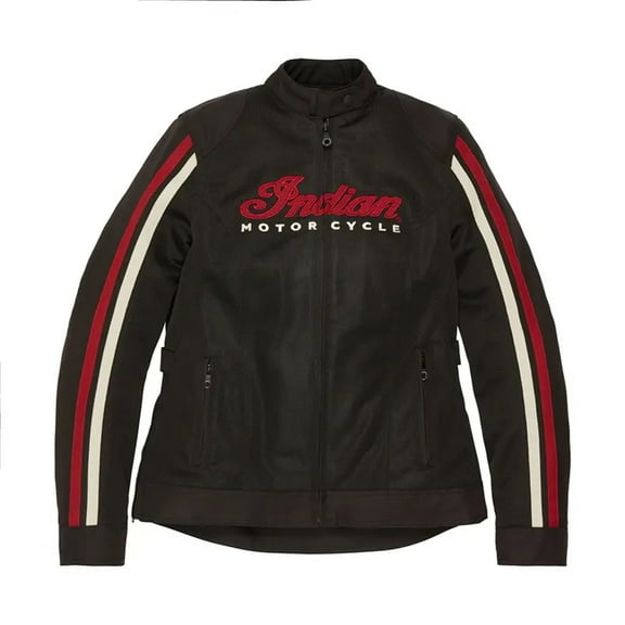 Indian Motorcycle Women's Milestone Mesh Jacket, Black | 2833393