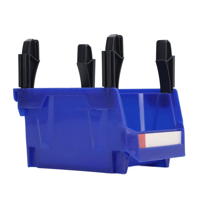 Stackable Parts Storage Rack Wall Mounted Stackable Shop Tool Bin Organizer Convenient Storage and Saving Space Suitable for Multiple Places