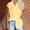 Yellow, variant on Besolor Women's Cotton Linen Button down Shirts Lapel V Neck Cap Sleeve Summer Tops Casual Loose Solid Color Blouse