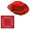 Red, variant on Oversized Beach Hat Square Head Scarf Kits Simple Color Hat Protable Hat for Children Sun Protecting