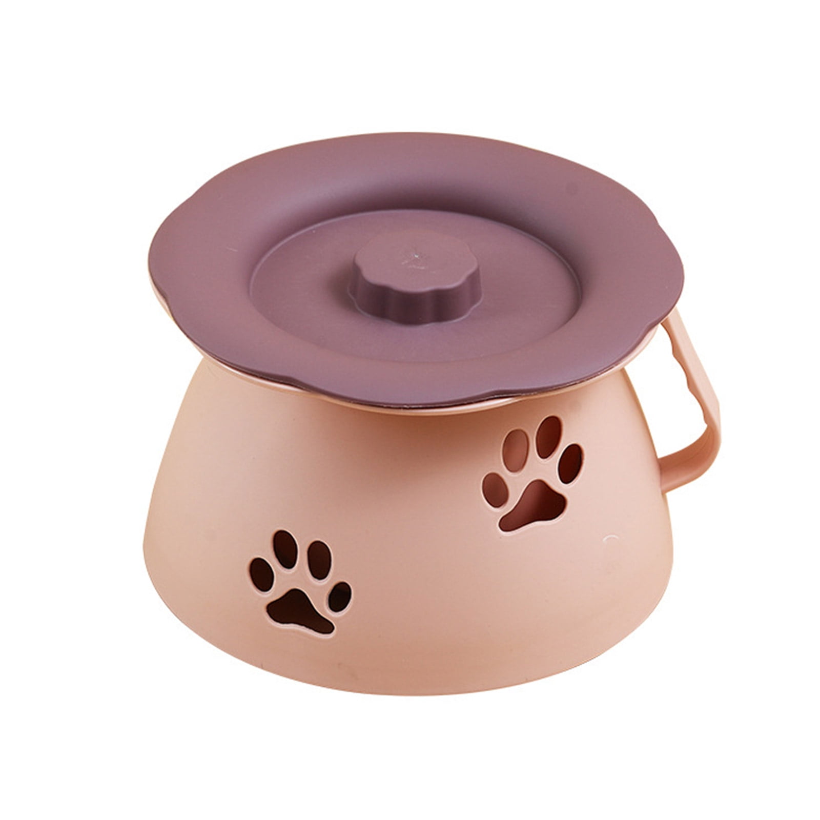 SIEYIO Footprint Portable Potty with Handle and Lid Hollow Toddler