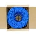 thumbnail image 6 of Monoprice Cat6 Ethernet Bulk Cable - 1000 Feet - Blue | Network Internet Cord - Stranded, 550Mhz, UTP, Pure Bare Copper Wire, 24AWG, 6 of 6