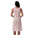thumbnail image 3 of Just Love Womens Nightgown Sleep Dress (Pink - Floral Dot, Medium), 3 of 3