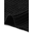 thumbnail image 5 of Agnes Orinda Women's Plus Size Halloween Outfits Sweater Cable Knit Turtle Neck Long Sleeve Ribbed Cuff Fall Winter Chunky Pullover Sweaters 1X Black, 5 of 6