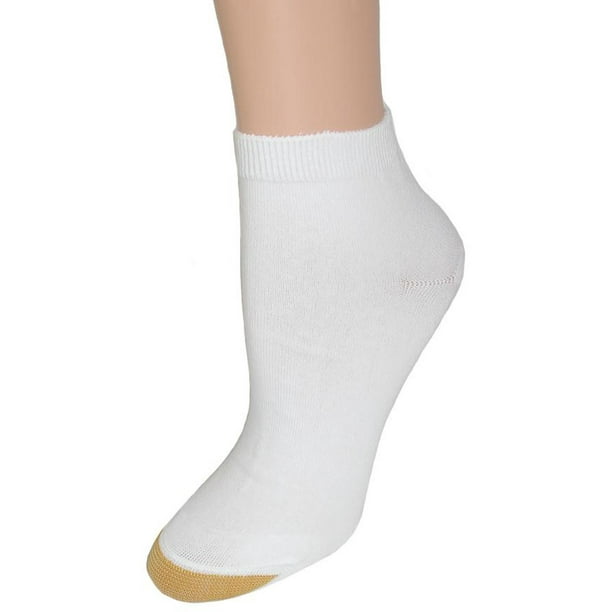 GOLDTOE - Gold Toe Cotton Quarter Ankle Sock (Pack of 6) (Women's Plus ...