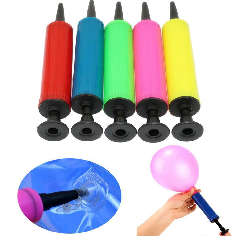 Plastic Manual Balloon Pump Inflator for Party Decor Air Pillow RandomColorV$
