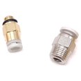 thumbnail image 2 of FUTUREORYY Air Hose Quick Connect PTFE Tube Red Metal 360 Degree Rotation 1 Set, 2 of 8