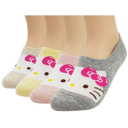 

JJMax Women s Hello Kitty Cute Cotton Blend Ankle Socks Set…