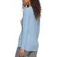 thumbnail image 2 of Tommy Hilfiger Womens Ruched Square Neck Pullover Top, 2 of 2
