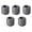 Gray, variant on Ceramic Chime Candle Holder Set: 5 PCS 0.7 Inch Diameter Small Candle Holder, Spell Candle Holder, Great for Casting Chimes, Rituals, Spells, Vigil, Witchcraft, Wiccan Supplies & More (Grey)