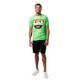 thumbnail image 3 of Sesame Street Oscar the Grouch Adult Green Tie Dye Short Sleeve Tee - Large Medium, 3 of 6