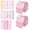 Pink, variant on Toorise 84 Pcs Jelly Roll Fabric Strips 2.5x19.7 Inch Cotton 14 Assorted Prints for Quilting Sewing Patchwork DIY Crafts Home Decor