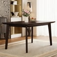 thumbnail image 6 of Harper & Bright Designs Rustic Wood Dining Table Set for 4, 5 Pieces Rectangular Table Set with Upholstered Chairs for Small Space Kitchen, Espresso, 6 of 16