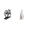 thumbnail image 1 of Organizador de pañuelos con forma de pata de animal y figura decorativa de pingüino de resina. Adorno decorativo para mesa de oficina o cafetería. Ele, 1 of 8