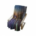 thumbnail image 4 of Landscape Soft Flannel Fleece Blanket, Urban Theme a Cityscape View of Toronto and the Skyscrapers at Dusk Digital Print, Cozy Plush for Indoor and Outdoor Use, 60" x 80", Dark Blue, by Ambesonne, 4 of 6