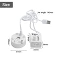 thumbnail image 4 of Water Pump Atomizer All-In-One Machine for Small Rockery/Flowing Water/Bonsai/Tea Tray/Fish Tank 5V Usb Fog Machine Black/White White, 4 of 9