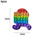 thumbnail image 2 of Pieces Educational Children's Descompression Bubble Machine Music - Runner - Rainbow Adepaton CPB-DE-WX607-9, 2 of 5