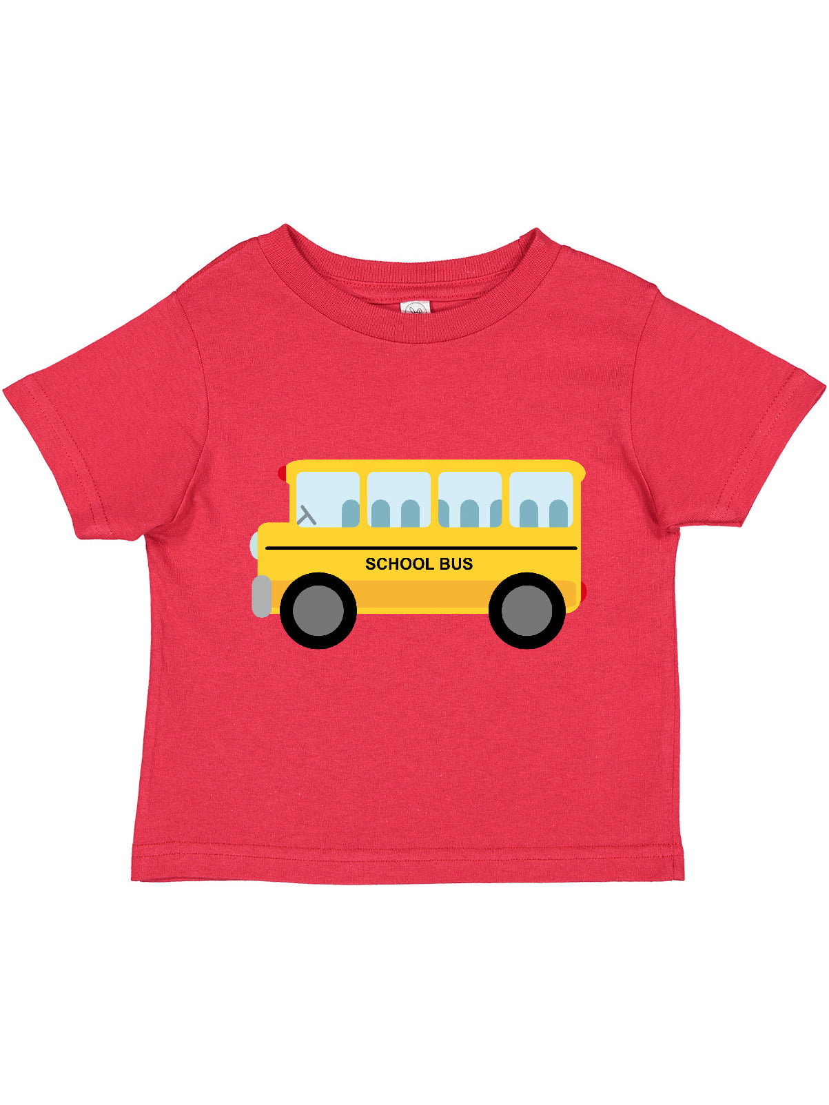 City-Bus Shirt Design Kids Flounced T Shirts Tops for 2-6T Kids Girls 