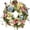 C, variant on CoreLiving Easter Wreath for Front Door Decorations, Artificial Spring Wreath with Pastel Eggs Flowers and Eucalyptus Leaves for Outside Wall Window Decor, 18 Inch